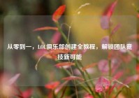 从零到一，LOL俱乐部创建全教程，解锁团队竞技新可能