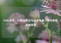 PUBG小贝，以精准枪法与战术头脑，书写绝地战场传奇