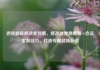 逆战皮肤修改全攻略，修改器使用教程+合法定制技巧，打造专属战场标识