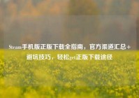 Steam手机版正版下载全指南，官方渠道汇总+避坑技巧，轻松get正版下载途径