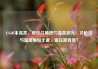 CSGO宋温柔，硬核战场里的温柔微光，凭枪法与温度圈粉无数，她在哪直播？