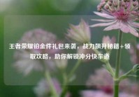 王者荣耀铂金件礼包来袭，战力飙升秘籍+领取攻略，助你解锁冲分快车道
