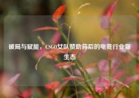 破局与赋能，CSGO女队赞助背后的电竞行业新生态