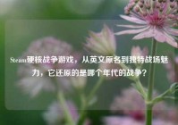 Steam硬核战争游戏，从英文原名到独特战场魅力，它还原的是哪个年代的战争？