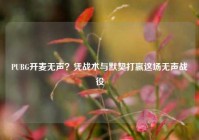 PUBG开麦无声？凭战术与默契打赢这场无声战役