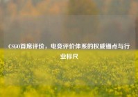 CSGO首席评价，电竞评价体系的权威锚点与行业标尺