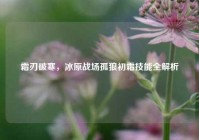 霜刃破寒，冰原战场孤狼初霜技能全解析