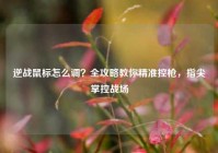 逆战鼠标怎么调？全攻略教你精准控枪，指尖掌控战场
