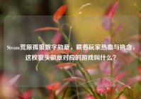 Steam荒原孤狼数字勋章，藏着玩家热血与执念，这枚狼头徽章对应的游戏叫什么？