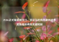 PUBG正式版震撼发行，见证从吃鸡热潮到战术竞技里程碑的关键时刻