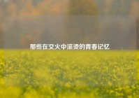 那些在交火中滚烫的青春记忆