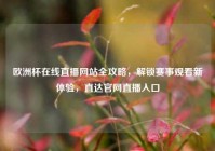 欧洲杯在线直播网站全攻略，解锁赛事观看新体验，直达官网直播入口