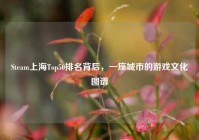 Steam上海Top50排名背后，一座城市的游戏文化图谱