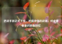 逆战手游正式下线，并肩冲锋的战场，终成青春里的绝版回忆