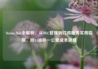Steam Sub全解析，从DLC管理到订阅服务实用指南，附14油耗一公里成本测算