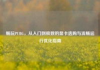畅玩PUBG，从入门到极致的显卡选购与流畅运行优化指南