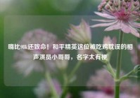 嘴比98k还致命！和平精英这位被吃鸡耽误的相声演员小哥哥，名字太有梗