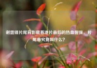 谢霆锋片尾背影藏着港片最后的热血倔强，片尾曲究竟叫什么？