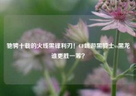 驰骋十载的火线黑锋利刃！CF端游黑骑士vs黑龙谁更胜一筹？