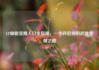 CF幽能觉醒入口全指南，一步开启你的武器觉醒之路