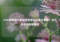 PUBG频繁提示更新或更新后仍显示更新？这几招帮你摆脱困扰