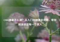 CSGO准星怎么调？从入门到精通全攻略，帮你精准锁定每一个敌人