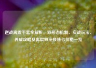 逆战离震手套全解析，双形态机制、实战玩法、养成攻略及离震双法换肤卡价格一览