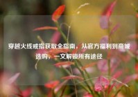 穿越火线戒指获取全指南，从官方福利到商城选购，一文解锁所有途径