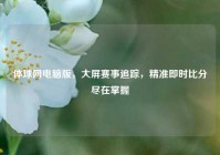 体球网电脑版，大屏赛事追踪，精准即时比分尽在掌握
