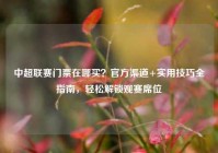 中超联赛门票在哪买？官方渠道+实用技巧全指南，轻松解锁观赛席位