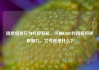 隔绝喧嚣只为纯粹竞技，探秘CSGO封闭赛的硬核魅力，它究竟是什么？