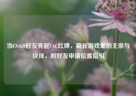 当CS:GO好友亮起VAC红牌，藏在游戏里的无奈与抉择，附好友申请位置指引