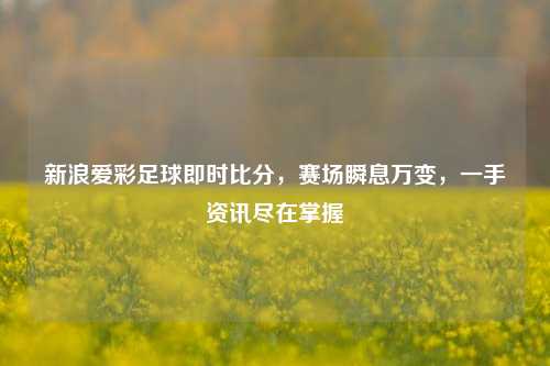 新浪爱彩足球即时比分,赛场瞬息万变,一手资讯尽在掌握