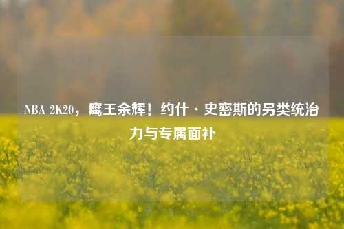 NBA 2K20,鹰王余辉!约什·史密斯的另类统治力与专属面补