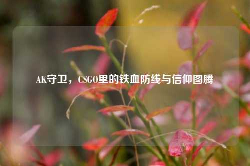 AK守卫,CSGO里的铁血防线与信仰图腾