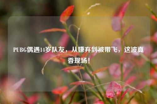PUBG偶遇14岁队友，从嫌弃到被带飞，这波真香现场！