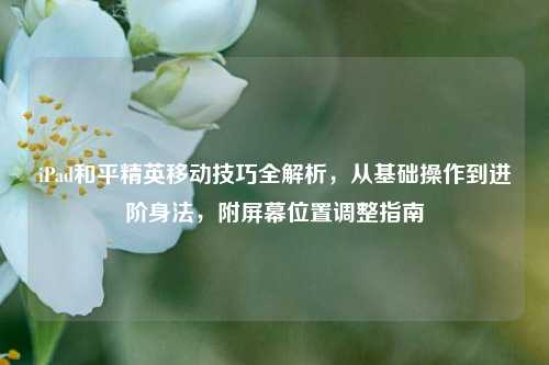 iPad和平精英移动技巧全解析，从基础操作到进阶身法，附屏幕位置调整指南