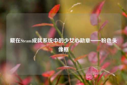 藏在Steam成就系统中的少女心勋章——粉色头像框