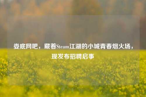 娄底网吧,藏着Steam江湖的小城青春烟火场,现发布招聘启事