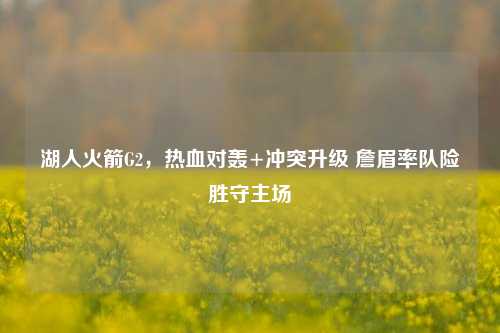 湖人火箭G2，热血对轰+冲突升级 詹眉率队险胜守主场