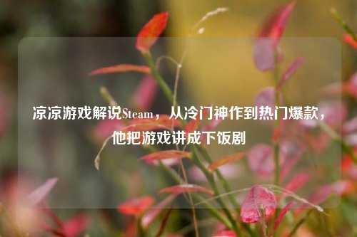 凉凉游戏解说Steam,从冷门神作到热门爆款,他把游戏讲成下饭剧