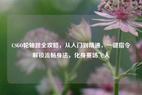 CSGO轮轴跳全攻略,从入门到精通,一键指令解锁流畅身法,化身赛场飞人