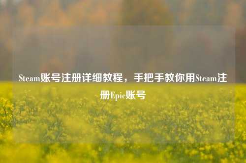 Steam账号注册详细教程，手把手教你用Steam注册Epic账号