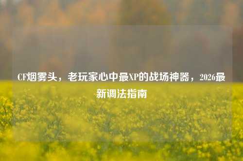 CF烟雾头，老玩家心中最XP的战场神器，2026最新调法指南