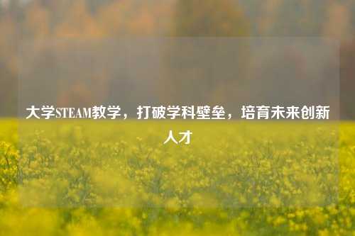 大学STEAM教学,打破学科壁垒,培育未来创新人才