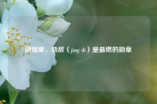 硝烟里，劲敌（jìng dí）是最燃的勋章
