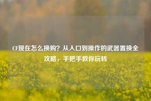 CF现在怎么换购?从入口到操作的武器置换全攻略,手把手教你玩转