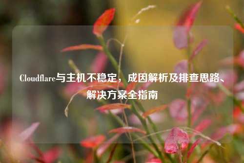 Cloudflare与主机不稳定，成因解析及排查思路、解决方案全指南