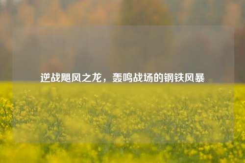 逆战飓风之龙,轰鸣战场的钢铁风暴