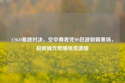 CSGO暴跳对决,空中舞者凭MS狂跳制霸赛场,极限操作燃爆电竞激情